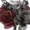 10" Red & Black Rose & Daisy Bouquet by Ashland®